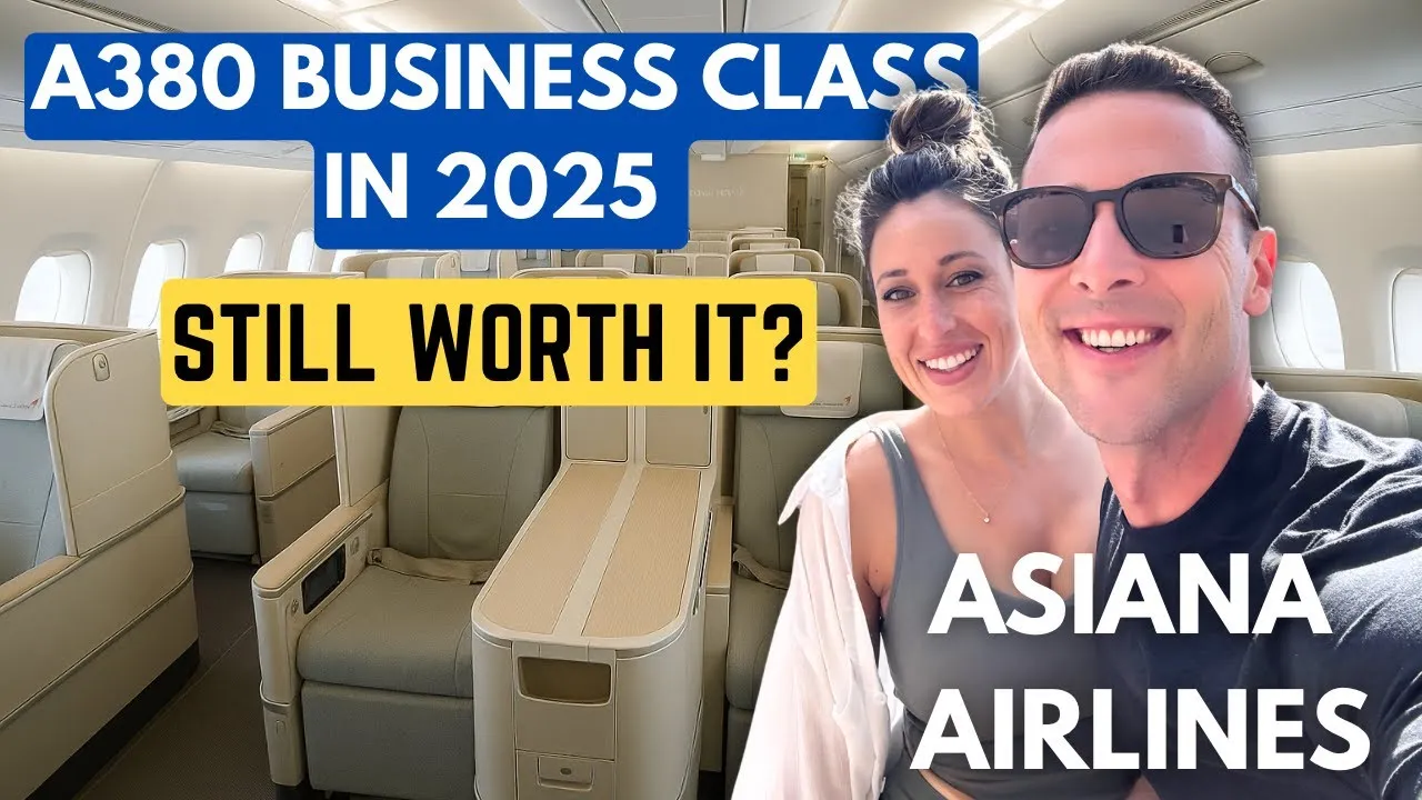 Asiana A380 Business Class: ICN to LAX