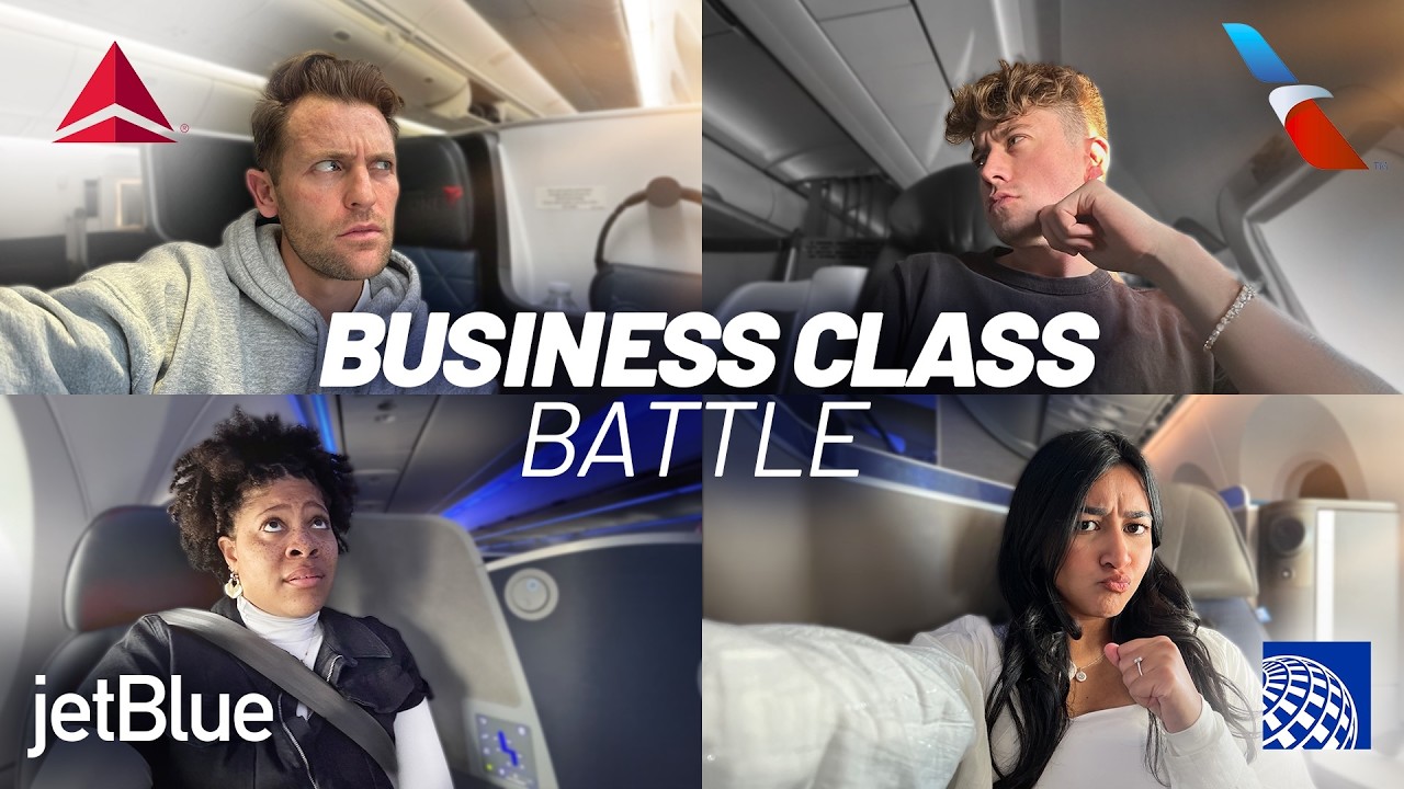 US Business Class Battle: NY-LA